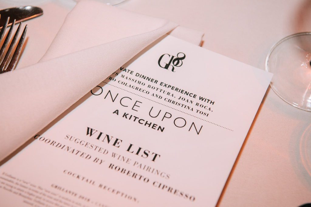 Attract Wealthy Sponsors - Once Upon a Kitchen Wine List