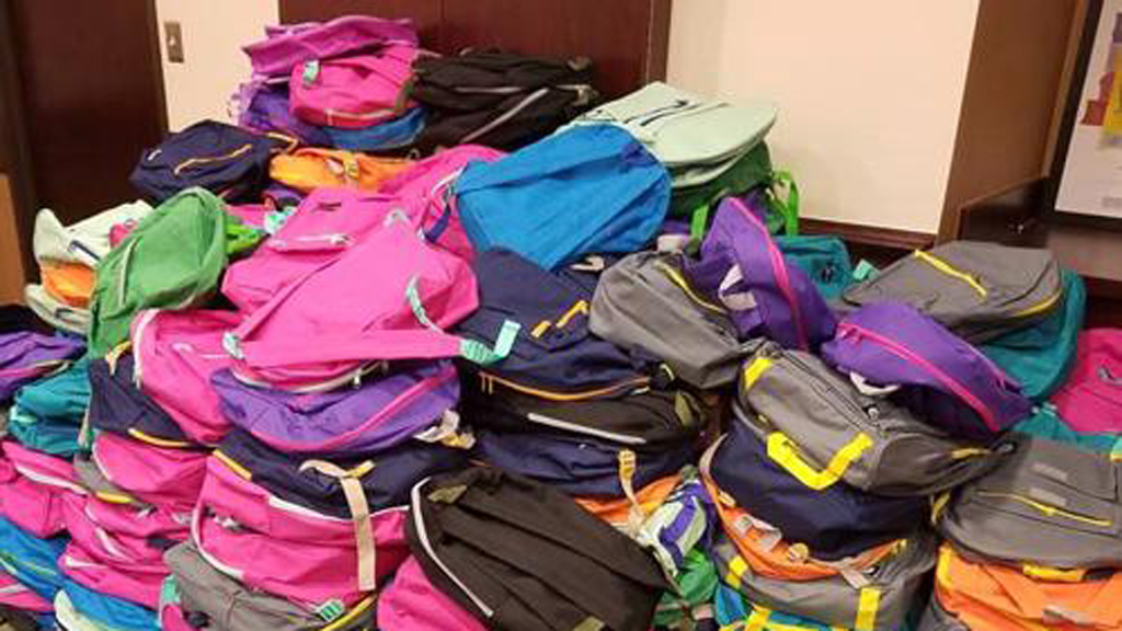 Pile of Backpacks