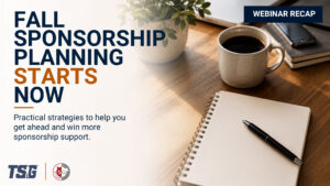 Fall Sponsorship Planning Starts Now
